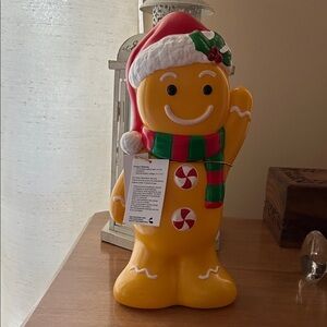 Festive Gingerbread Man Holiday Decor